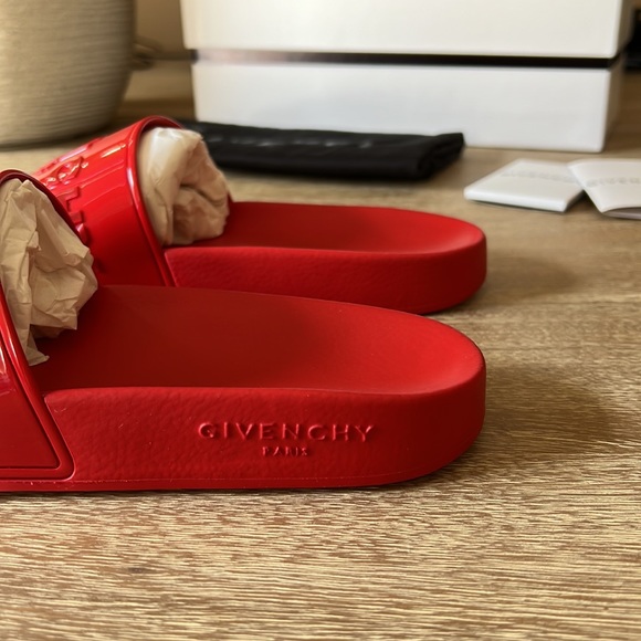 Givenchy Slide Sandal Red Size 39 - Picture 4 of 8